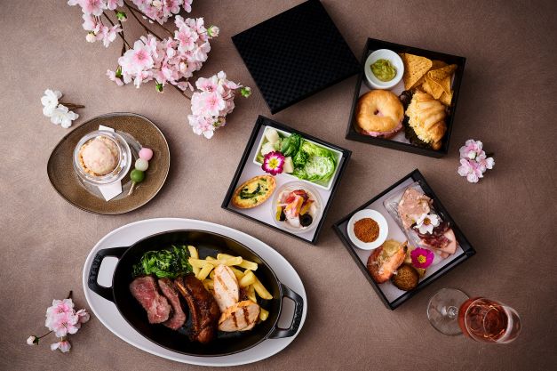 お花見BBQテラス プランお料理イメージ
