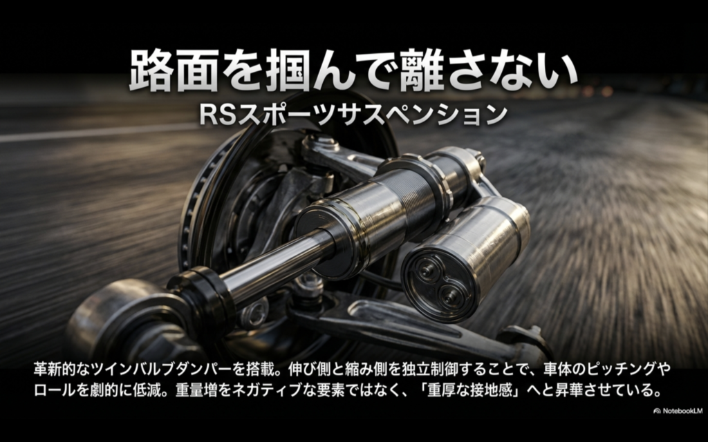 新型Audi RS5　RSサスペンション