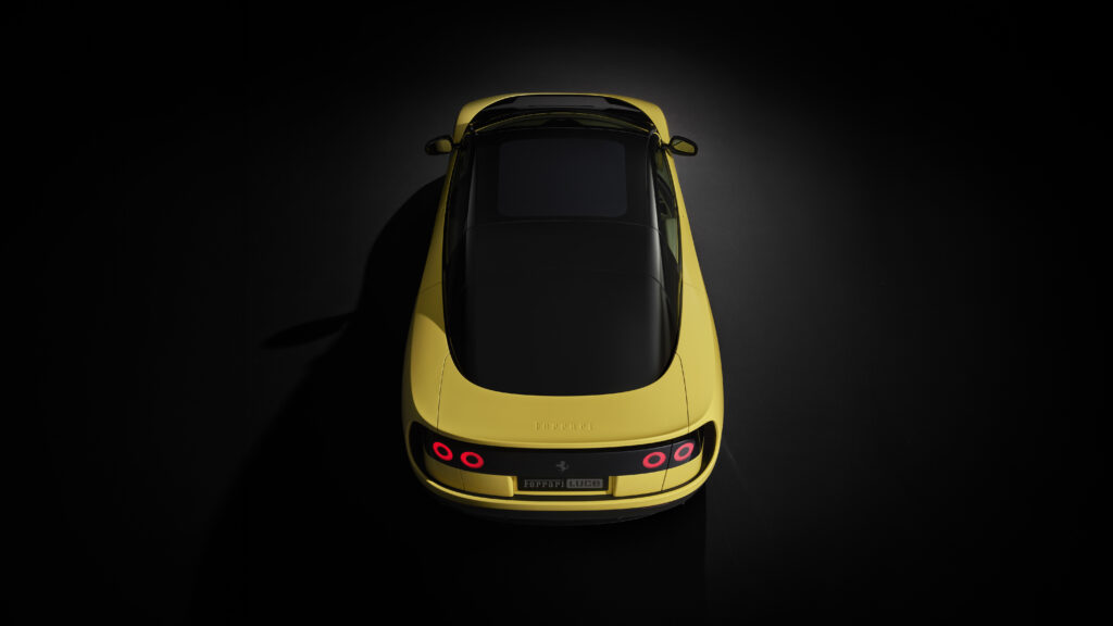 [フェラーリ公式画像] 新型EV「Ferrari Luce（フェラーリ ルーチェ）」：後方視点
