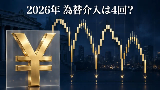 2026年 為替介入は何回？GW3回と7月30日を加えた最新まとめ アイキャッチ画像