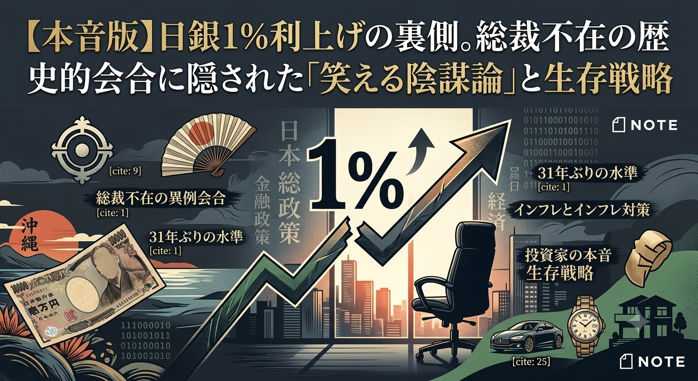 日銀利上げNOTE記事アイキャッチ