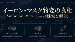 イーロン・マスク豹変の真相 Anthropic Meta SpaceX 株安解説