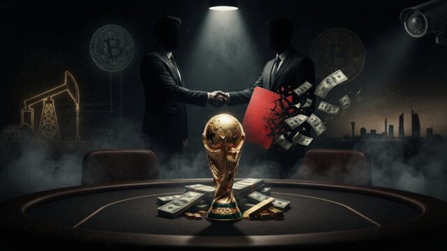 FIFA会長インファンティーノの疑惑を象徴する汚職構造イメージ