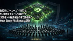 NVIDIAに“ヘコヘコ”する77社と独り沈黙を貫くアンソロピック – 2500億ドル融資保証の裏側
