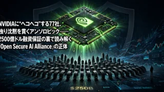 NVIDIAに“ヘコヘコ”する77社と独り沈黙を貫くアンソロピック – 2500億ドル融資保証の裏側