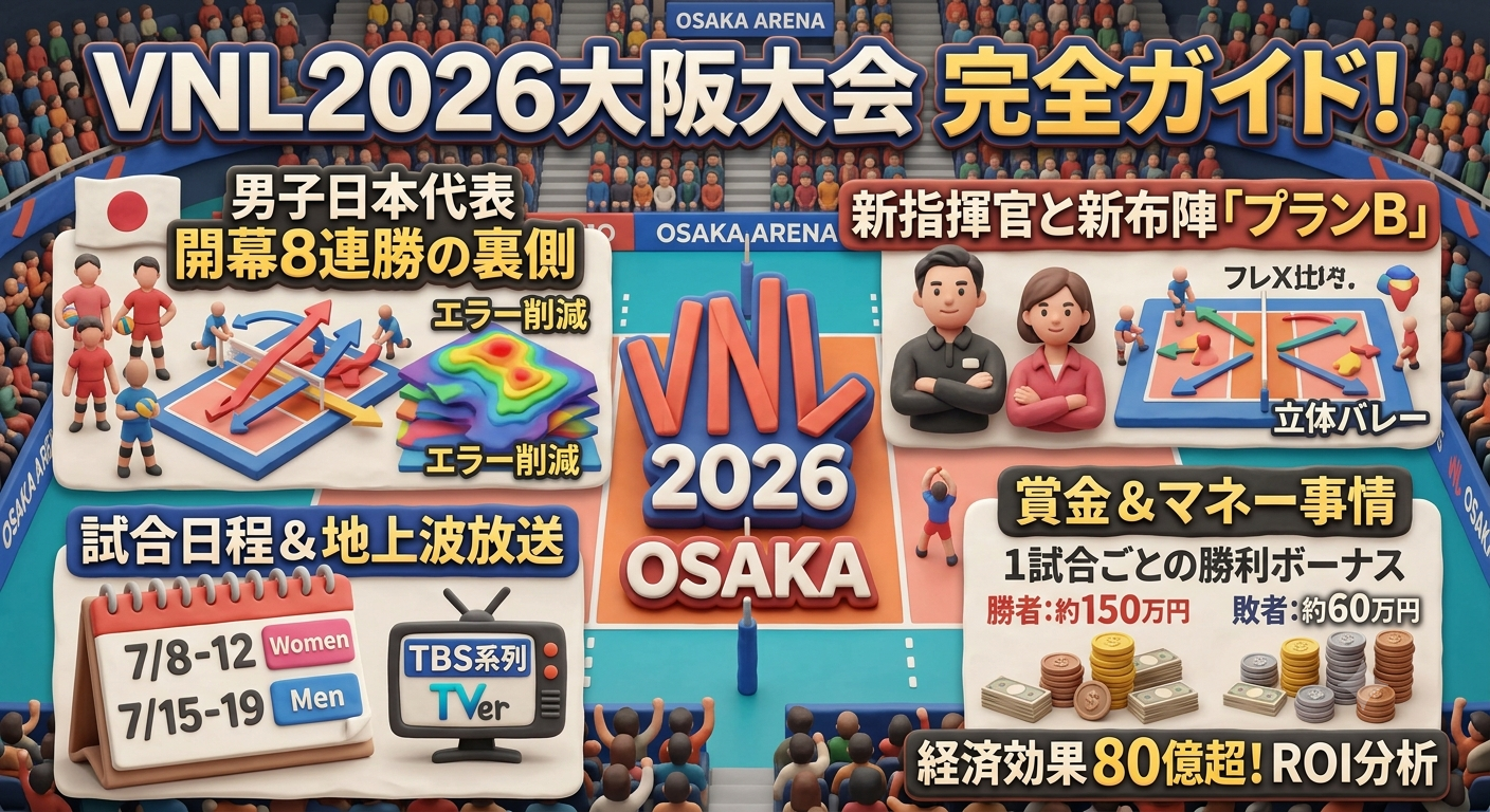 VNL2026大阪大会 完全ガイド