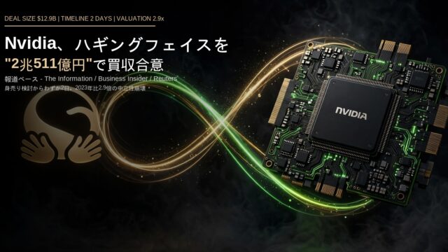 エヌビディア、ハギングフェイスを2兆511億円で買収合意