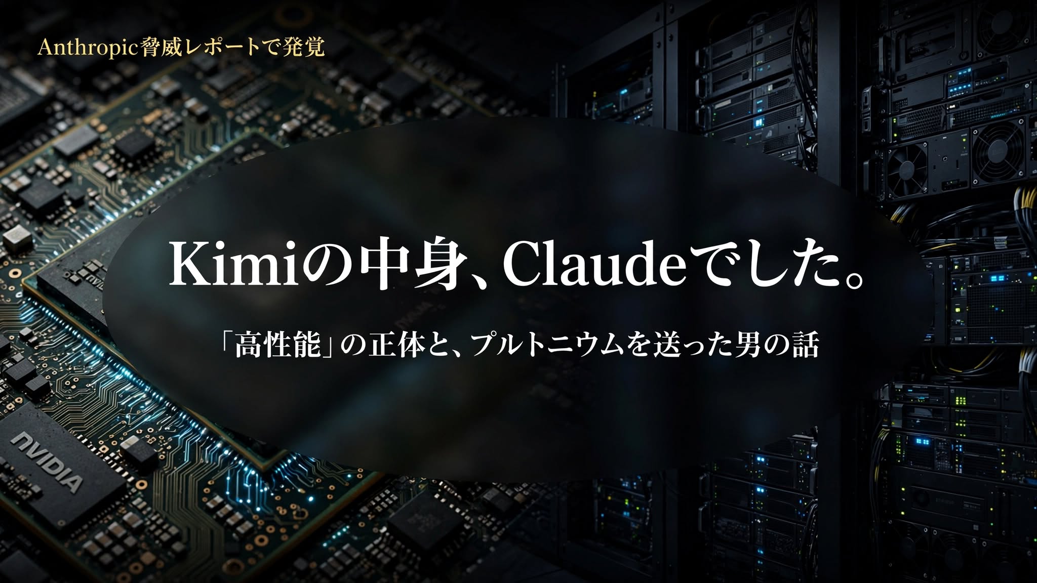Kimiの中身、Claudeでした。中国AIと半導体規制を扱ったNOTE記事のアイキャッチ