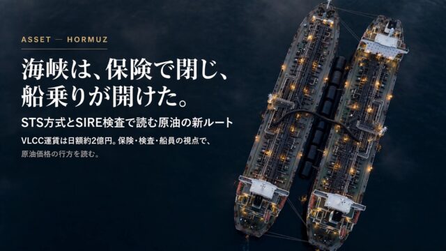 ホルムズ海峡STS 空撮