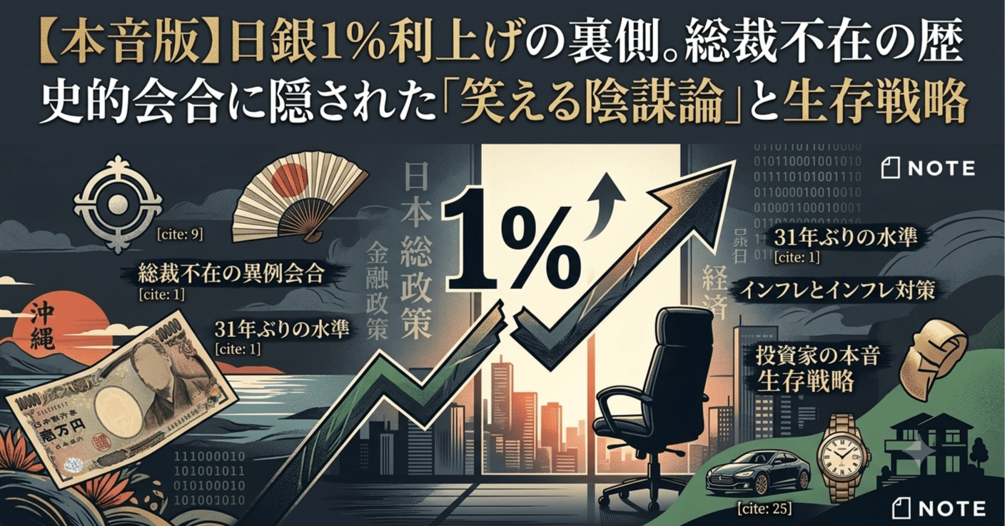 利上げしたのに円安。日銀1.25%・反対2票・植田会見から読む為替・金・株と住宅ローン、そして沖縄の軍用地【2026年9月】