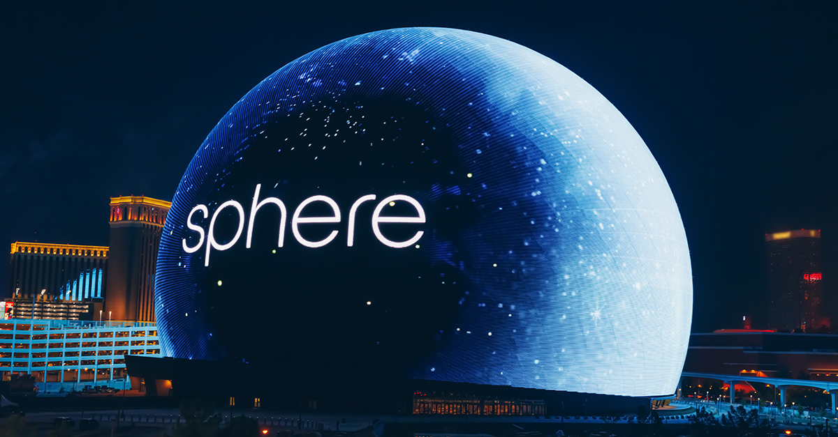 SphereVegas!謎の球体 SPHERE(スフィア)が凄い。総工費約3000億円のLED球体施設!